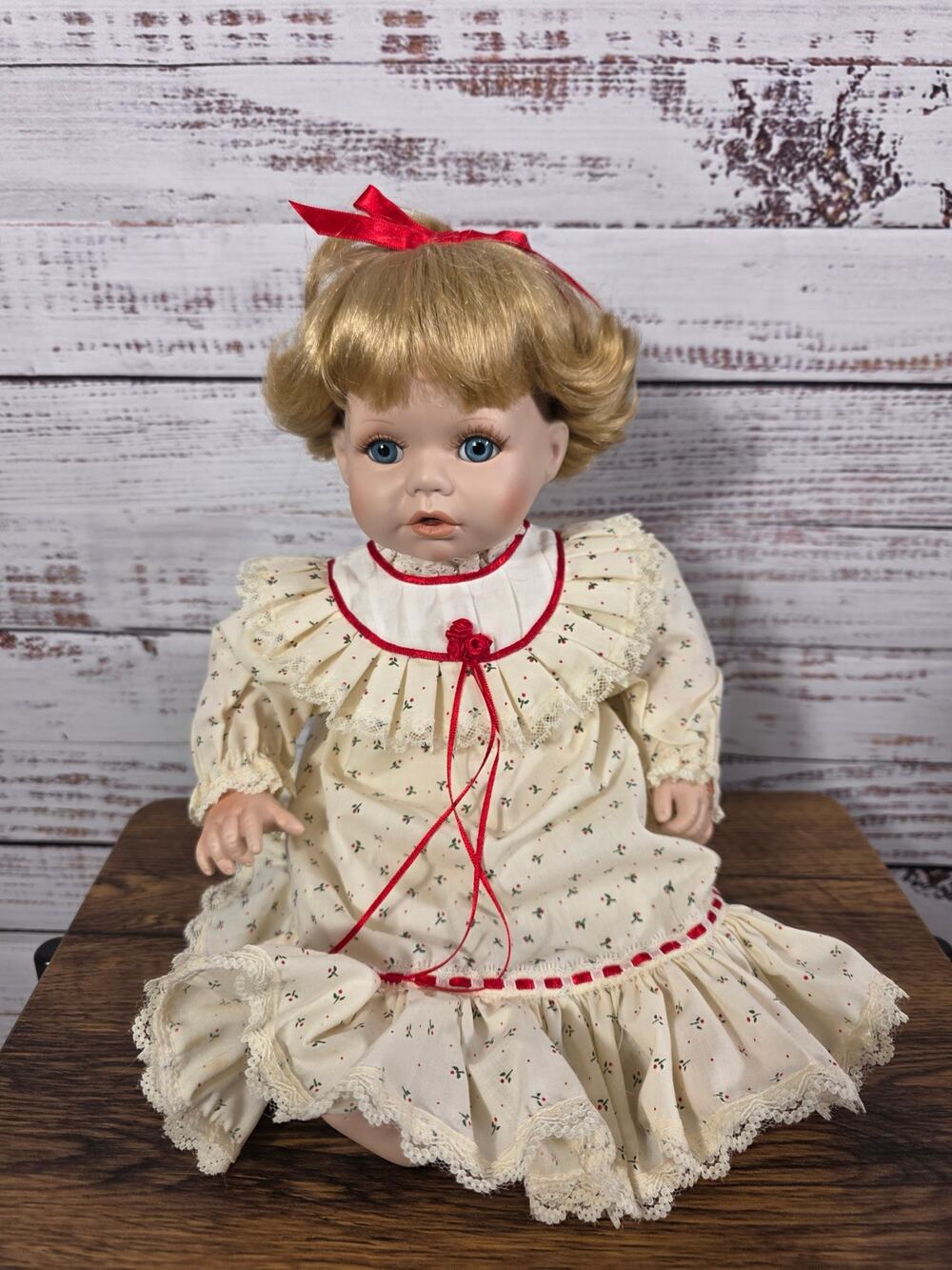 Gorham Porcelain Baby's First Christmas Doll